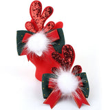 CHRISTMAS REINDEER ANTLER HEADBAND CUTE FABRIC_CWAHA5656