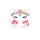 KIDS CHRISTMAS UNICORN PANDA FACE TATTOOS_CWMM8256