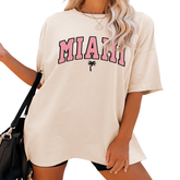 FUNNY LETTER PRINT T SHIRT FOR WOMEN LOOSE FIT_CWTTS1459