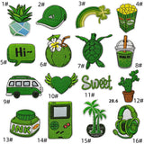 GREEN SERIES CARTOON EMBROIDERED PATCH_CWMM4031