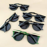 Trendy Fashion Rounded Sunglasses_Cwasg015