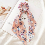 LONG FLORAL FABRIC RIBBON HAIRBAND HAIRACCESSORIES_CWAHA4160