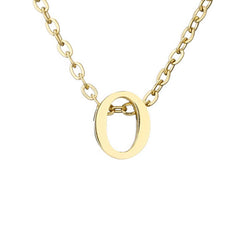 NEW CREATIVE STAINLESS STEEL GOLD LETTER NECKLACE_CWMM3755