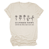 Womens Short Sl Ve Tee, Round Neck Print Top_Cwtts1491