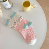 2024 NEW FASHION FLOWER TRANSPARENT SOCKS_CWMS0552