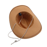 Unisex Cowboy Fedora Hat Ethnic Style_Cwah04429