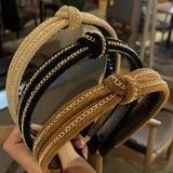 CHAIN KNOT DECOR HEADBAND_CWAHA0207