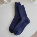 Warm And Cute Polka Dot Home Sleeping Socks_Cwms1057