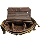 Waterproof Waxed Canvas Camera Satchel For Men_Cwab5569