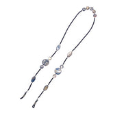 BEADED SHELL GLASS RICE BEADS GLASSES LANYARD_CWMM1171