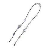 BEADED SHELL GLASS RICE BEADS GLASSES LANYARD_CWMM1171