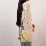 HIGH END SIMPLE VERSATILE HAND WOVEN BAG_CWAB4693