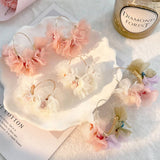 CREATIVE V SHAPE FLOWER EARRINGS ARTISTIC DESIGN_CWMM6274