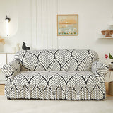 FLORAL SKIRTED SOFA COVER STRETCH FULL FIT_CWMM8323