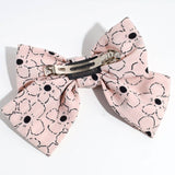 SIMPLE AND ELEGANT FLOWER DOT BOW CLIP_CWAHA2301