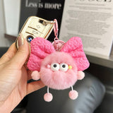 BOWKNOT SMALL BRIQUETTE BAG PENDANT CAR KEYCHAIN_CWMM2506