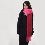 AUTUMN WINTER DOUBLE COLOR FAUX CASHMERE SCARF_CWASC0329