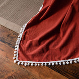 TASSEL DETAILED COZY TABLECLOTH_CWMM0028