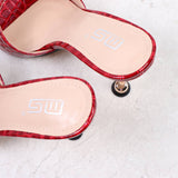 SNAKESKIN PATTERN POINTED TOE STILETTO PUMPS_CWSHS0609