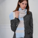Chic Faux Mink Fur Knit Scarf For Winter_Cwasc1284