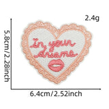 CUTE SOLID COLOR CARTOON BOW EMBROIDERED PATCH_CWMM4027