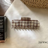 Elegant Square Claw Clip Winter Hair Accessory_Cwaha08072