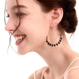BOHEMIAN NICHE VINTAGE CIRCLE BEADED EARRINGS_CWAJE1659
