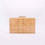 Vintage Rattan Acrylic Clutch Chain Shoulder Bag_Cwab5865
