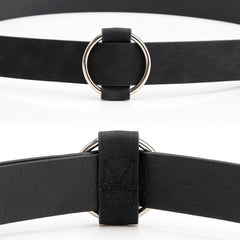 Cwabe0942_Round Buckle Needle-Free Freely Adjustable Belt