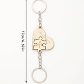 CREATIVE SMALL PENDANT PUZZLE WOODEN KEYCHAIN_CWMM0573