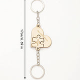 CREATIVE SMALL PENDANT PUZZLE WOODEN KEYCHAIN_CWMM0573