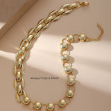 POPULAR STAINLESS STEEL HOLLOW STITCHING NECKLACE_CWMM3574