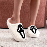 NEW HALLOWEEN GHOST FACE COTTON SLIPPERS_CWSHS0758