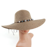 OUTDOOR LEISURE SUN PROTECTION DOME STRAW HAT_CWAH1205
