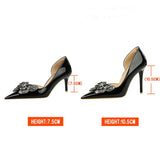 Women Simple Shallow Pointed Toe High Heels