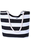 Stripe Cool Shopper Beach Bags_Cwab320