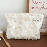 Plush Heart Makeup Bag Thickened Travel Wash Pouch_Cuab00672