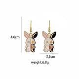 CARTOON HALLOWEEN FUNNY ANIMAL EARRINGS_CWAJE1841