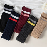 2024 NEW ALL MATCH STRIPED KNEE HIGH SOCKS_CWMS0654