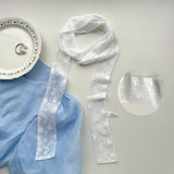 LACE LONG SCARF ELEGANT NECK HAIR TIE FOR WOMEN_CWASC1980