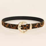 FASHION BELT LEOPARD SNAKE PRINT BELT_CWMM3933