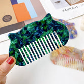 10CM ACETATE CARTOON COMB COLORFUL HAIR COMB_CWMM6440