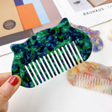 10CM ACETATE CARTOON COMB COLORFUL HAIR COMB_CWMM6440