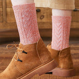 5 PAIRS PER PACK THICK SOLID COLOR SOCKS_CWMS0691