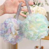 SOFT AND COLORFUL BATH BUBBLE BALL BATH POUF_CWMM3327