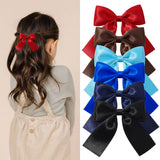 CANDY COLOR CHILDRENS BOW HAIR CLIP_CWAHA2342