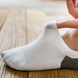 Versatile Colorblock Men'S Breathable Socks_Cwms2002