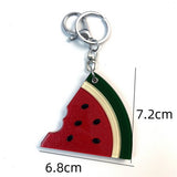 CUTE WATERMELON MAKEUP MIRROR KEYCHAIN ACRYLIC_CWMM6380