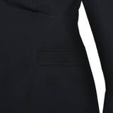 Strapless Backless Long-Sleeved A-Line Dress