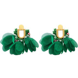 U-Shaped Beaded Tassel Earrings Dopamine Style_Cwmm6167